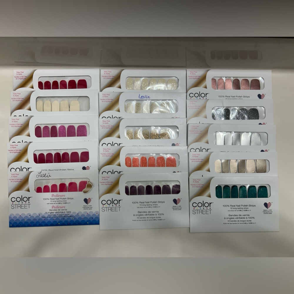 Color Street Nail Polish Strips Collection Lot